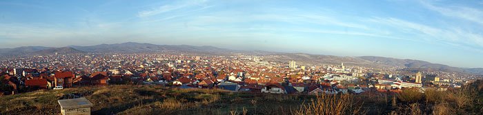 Panorama of Gjilan in southeastern Kosovo (Photo: Ismail Gagica).