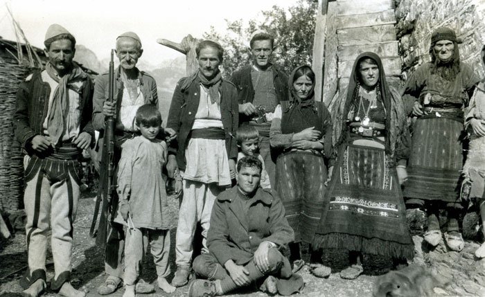 The family of Mirash Vuksanaj in Shala, ca. 1930